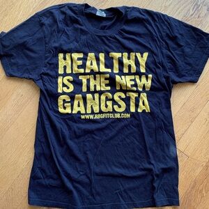 RGB Fit club “healthy is the new gangsta”  t-shirt
